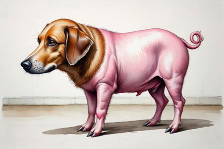 KI-Bildgenerierung Reve Innerer Schweinehund